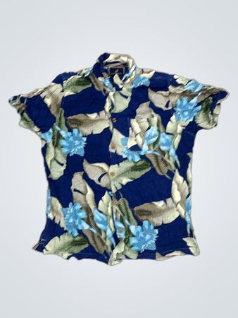 CARIBBEAN JOE ISLAND SUPPLY CO. Kurzarm Hemd mit Hawaiianischem Druck