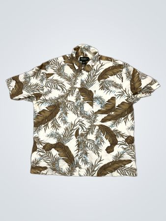 Eddie Bauer Relaxed Fit Tropical Print Button-Up Shirt
