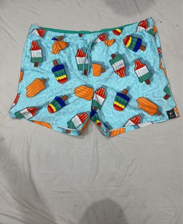 NO BOUNDARIES Ice Pop Print Badehosen