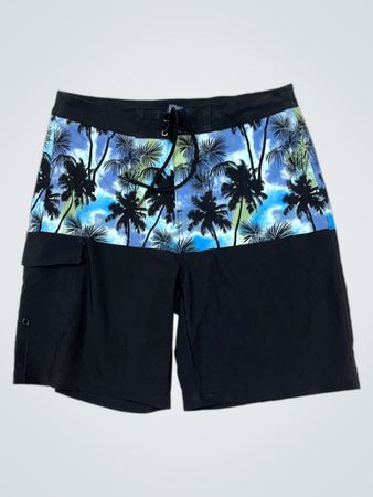 MANTARAY Palmenbaumdruck Badehose