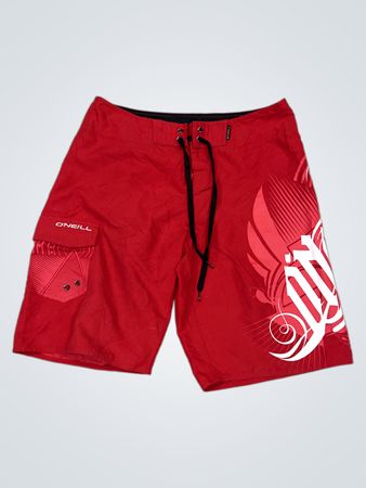 O'Neill Rote Grafik Boardshorts