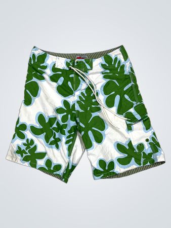 Mossimo Herren Blumenmuster Boardshorts