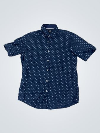 BOSS Hugo Boss Regular Fit Kurzarmhemd mit Knopfleiste