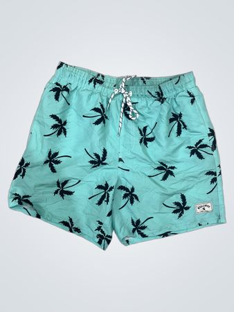 MANFINITY Palmenbaum-Print Badeshorts