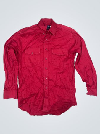Wrangler Red Langarm-Westernhemd