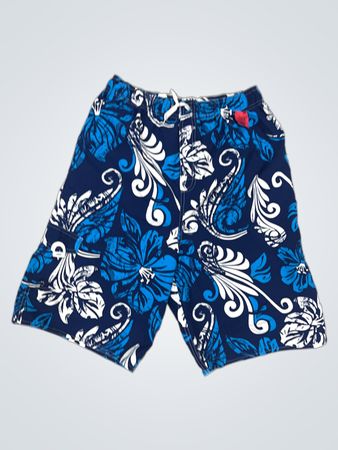 First Wave Jungen Badeshorts Größe 18/20 Blau Floral
