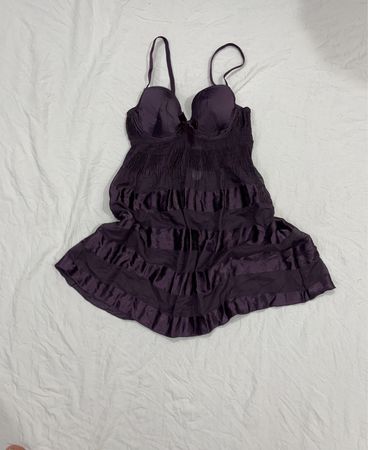 La Senza Purple Babydoll Chemise