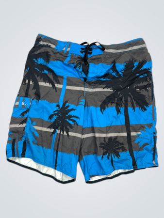 Hawk Palm Tree Print Badeshorts