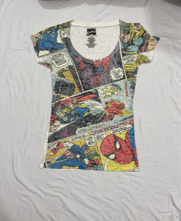Marvel Comics All Over Print T-Shirt