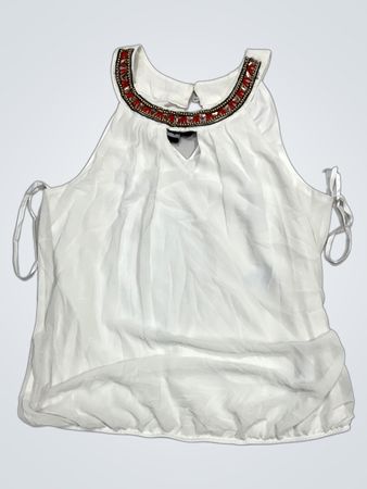 by & by Verzierte Neckholder-Bluse