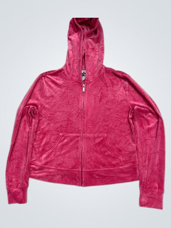 Juicy Couture Samt-Kapuzensweatshirt