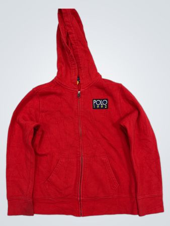 Polo Ralph Lauren Red Zip-Up Hoodie