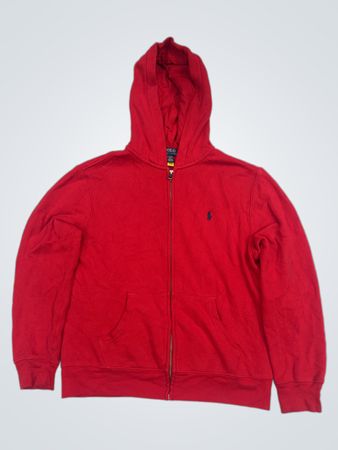 Polo Ralph Lauren Roter Reißverschluss-Hoodie