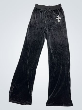 ROMWE Velours-Trainingshose