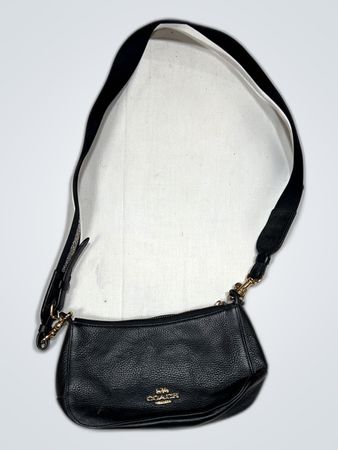 Coach Black Leather Small Crossbody Bag