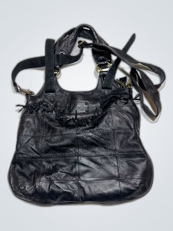Dolce & Gabbana Black Leather Quilted Tote Bag