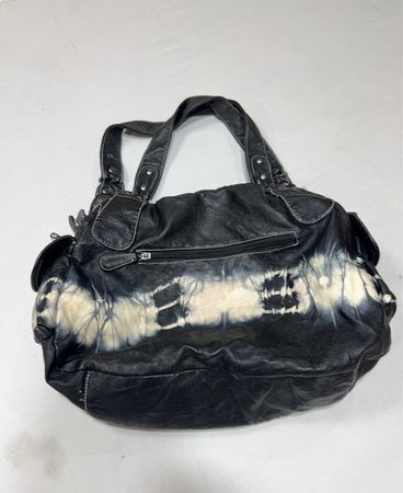 Angel Kiss Studded Leather Shoulder Bag