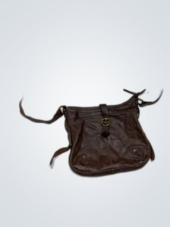Accessorize Brown Leather Shoulder Bag