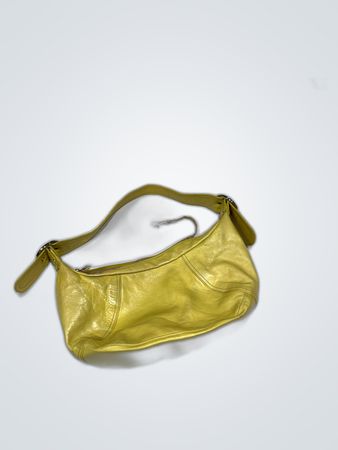 Ferchi Yellow Leather Shoulder Bag