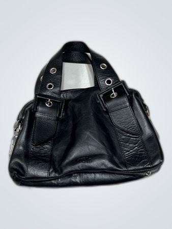 Tula Black Leather Handbag