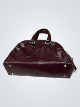 Debenhams Burgundy Leather Handbag