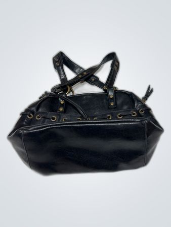 Black Leather Handbag