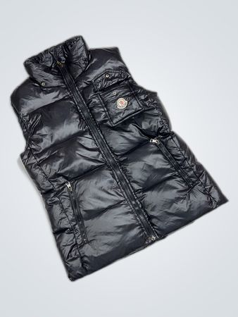 Moncler Black Puffer Vest