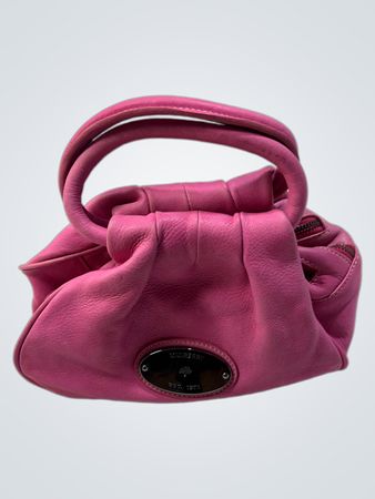 Mulberry Pink Leather Top Handle Bag