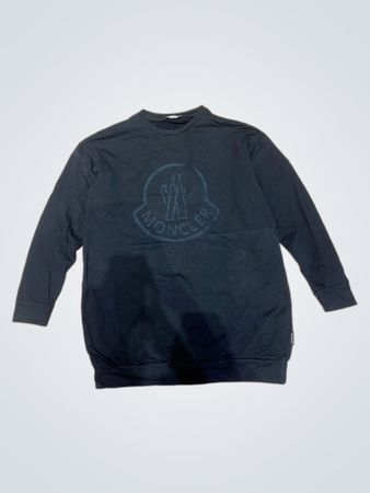 Moncler Black Crewneck Sweatshirt