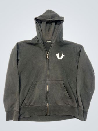 True Religion Moletom com Capuz e Zíper
