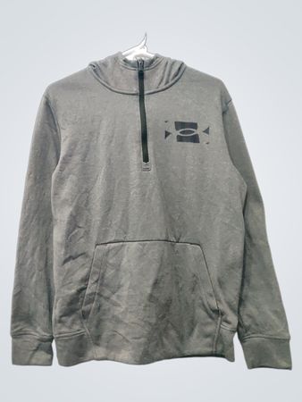 Under Armour grauer Fleece-Halbzip-Hoodie