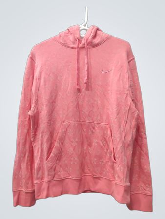 Nike Pink Hoodie mit Allover-Print