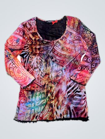 Via Appia Printed Blouse