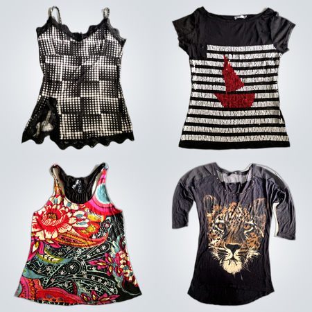 Ferramenta Skirts Mix Bundle di Top Y2K dei anni '90