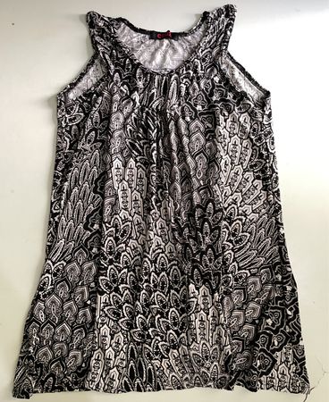 Cruz Printed Sleeveless Blouse