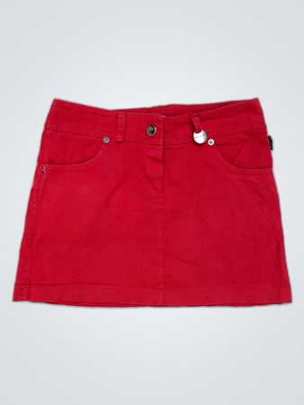 Armani Red Mini Skirt