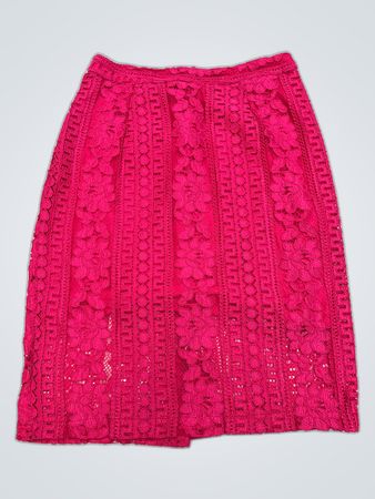 Piazza Italia Pink Lace Mini Skirt