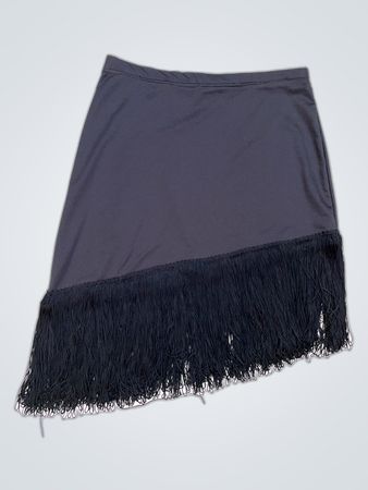 Fringed Mini Skirt