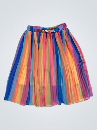 Next Multicolor Pleated Mini Skirt