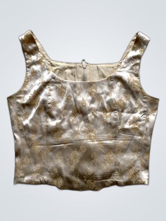 Silk Corset Top