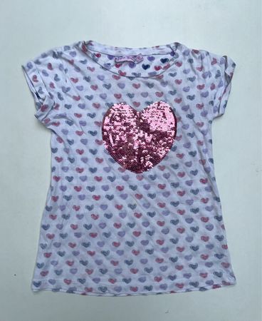 Hera Girls Heart Pattern T-Shirt
