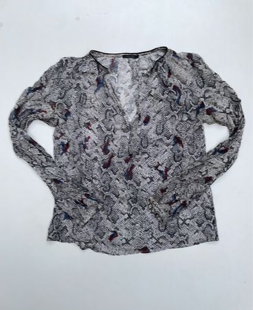 IKKS WOMEN Blouse with Snakeskin Pattern