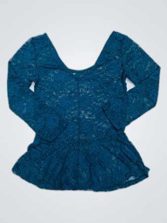 Blue Lace Top