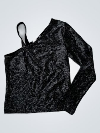 Kappani Black Long-Sleeve Top