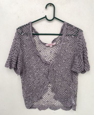 Jacques Vert Crocheted Bolero
