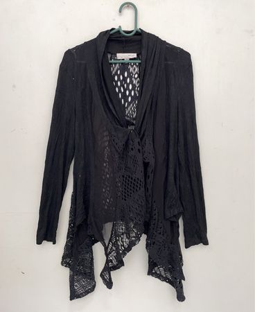 HAANI Black Lace Cardigan