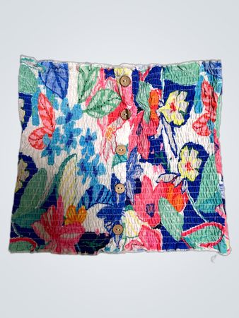 George. Floral Smocked Tube Top