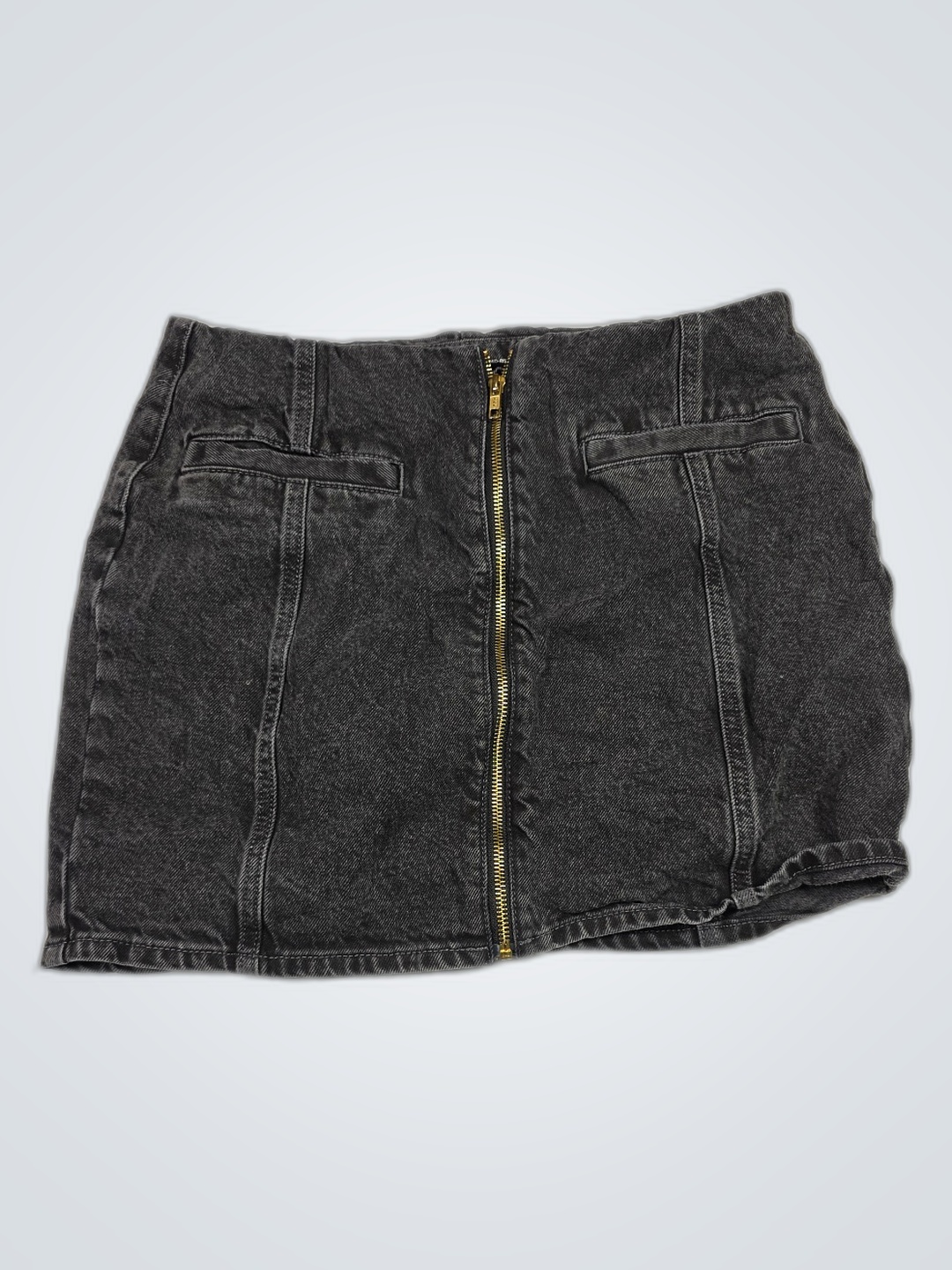 Old Navy Gray Denim Skirt