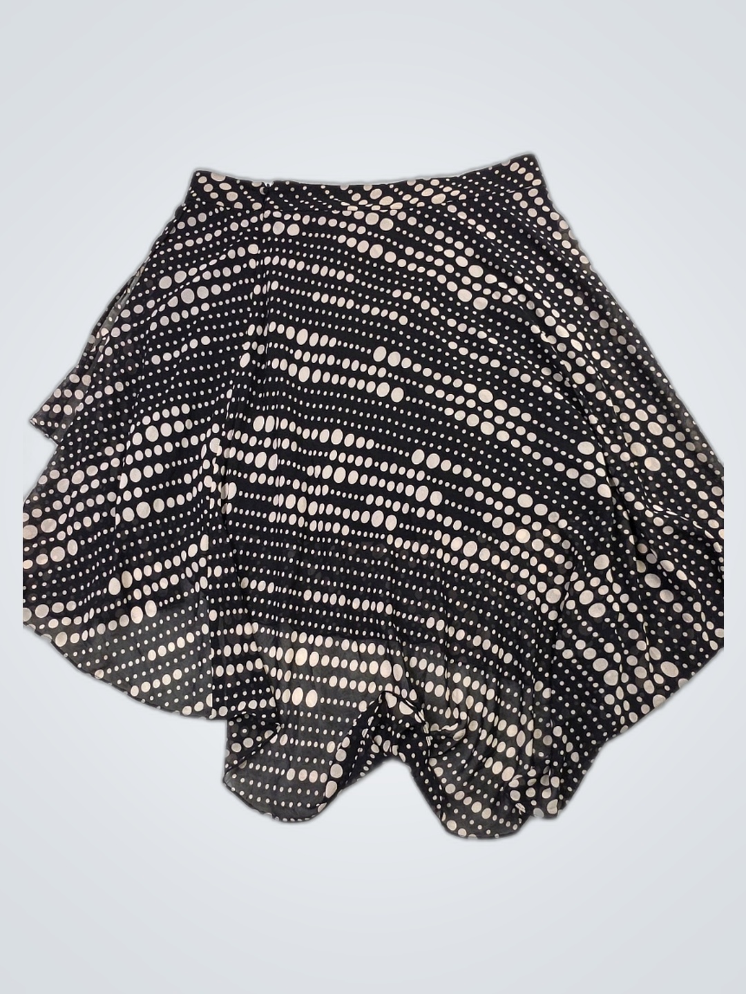 Jupe mini à pois noire Kenneth Cole