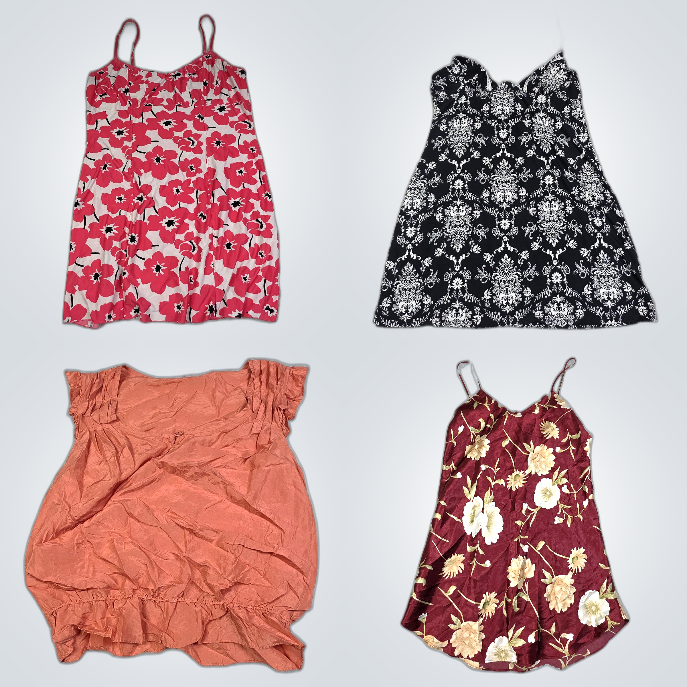 フローラルフレンジバンドル：アン・クライン、スティーブ・マデン＆その他の女性用スカートとトップス